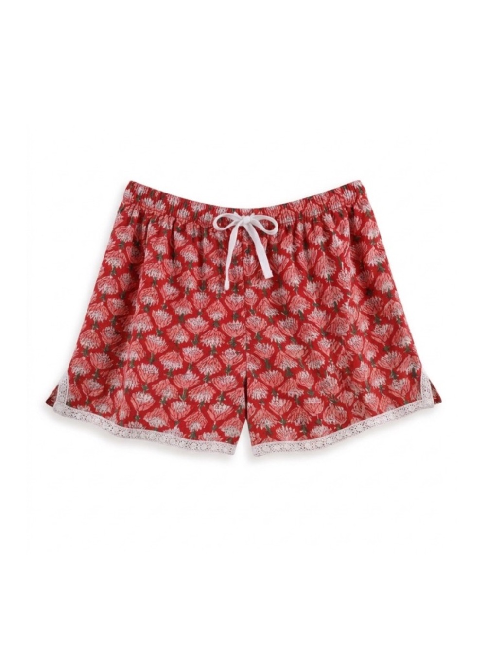 Red Cotton Pajama Short from Signals 7 Days of Sleep Shorts Size Small